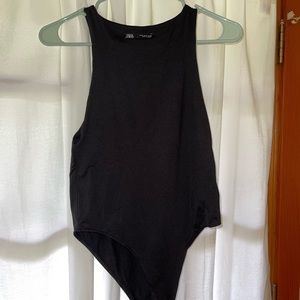 Zara Medium Black Bodysuit